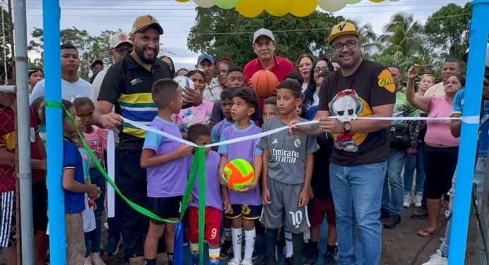 Alcaldía de Bolívar entrega cancha de usos múltiples de San Pablo