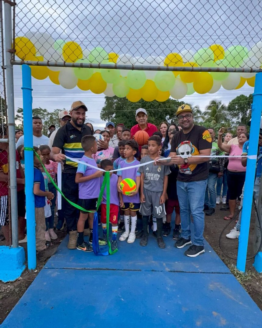 Alcaldía de Bolívar entrega cancha de usos múltiples de San Pablo 1 Bolívar