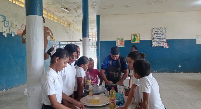 Alcaldía de Santa Bárbara promueve talleres de gastronomía infantil