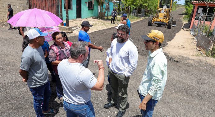 Más de 540 familias serán favorecidas con la recuperación vial en El Soberano