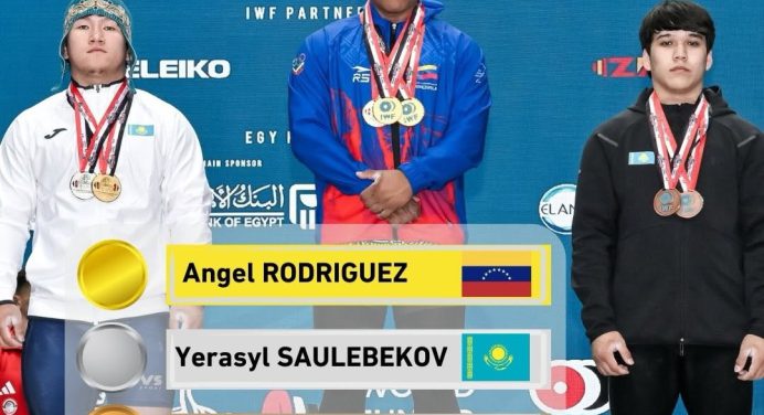 Ángel «El Toro» Rodríguez se consagra campeón mundial con récord panamericano en Egipto