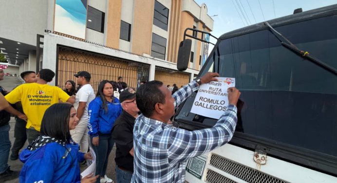 Alcaldía activa ruta universitaria para estudiantes de la Rómulo Gallegos