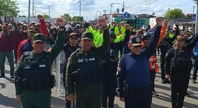 En Maturín despliegan más de 500 funcionarios de seguridad este fin de semana
