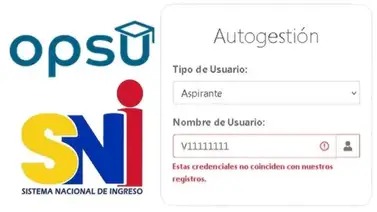 OPSU abre registro del Sistema Nacional de Ingreso 2026 para bachilleres 2 OPSU