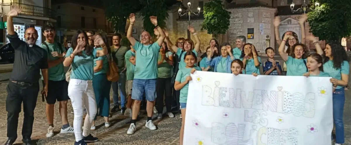 León XIV logra encarnar el silencio en la vigilia con los jóvenes en Madrid 2 Acogida en Arganda.jpeg