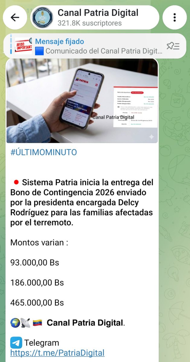Bono de Contingencia