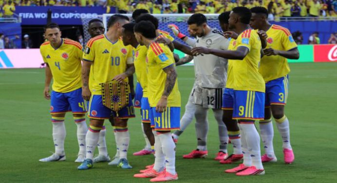 Selección colombiana envió mensaje de apoyo a Venezuela desde el Mundial