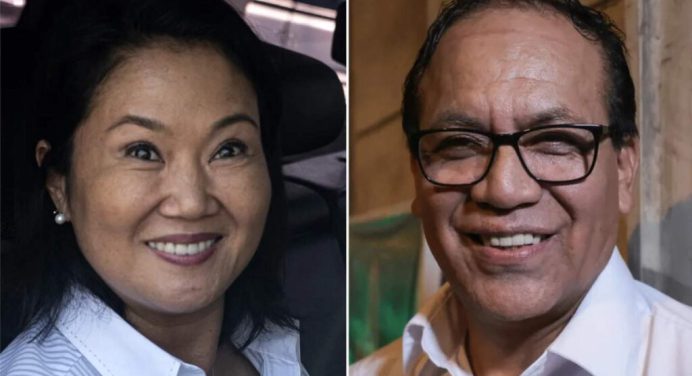Fujimori se aleja de Sánchez y su ventaja supera 18 mil votos al 98,59 % del escrutinio