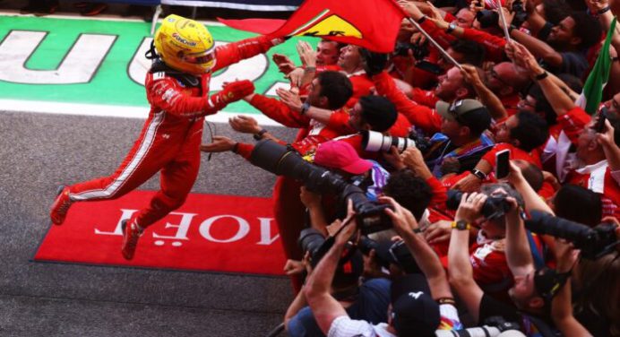 Hamilton y Ferrari acabaron con la racha de la Mercedes