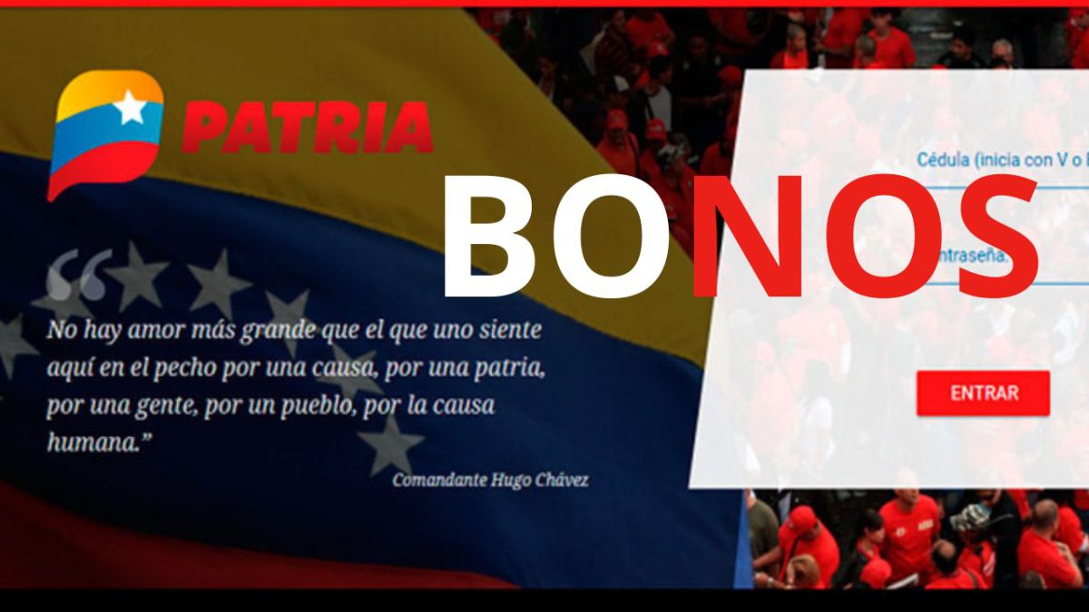Consulta y acepta los BONOS PATRIA de esta semana del 3 al 8 de agosto 2 Consulta y acepta los BONOS