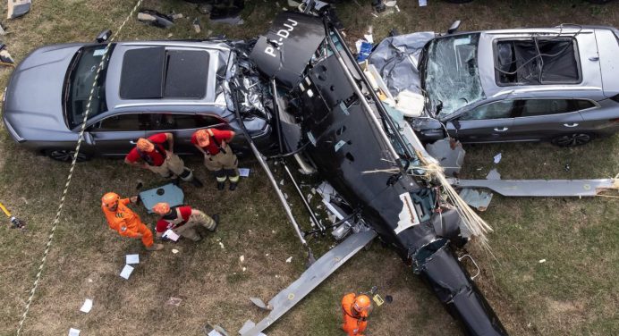 Río de Janeiro: Identifican a tres de las seis víctimas del accidente aéreo
