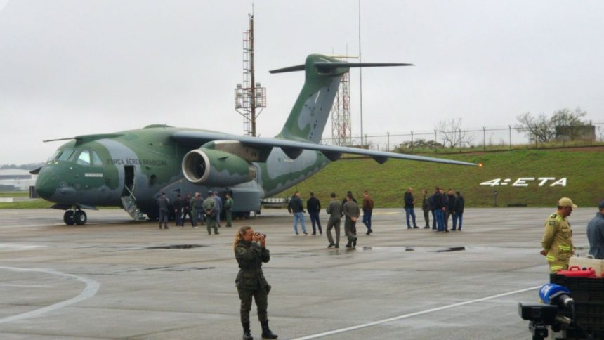 vuelo humanitario de Brasil