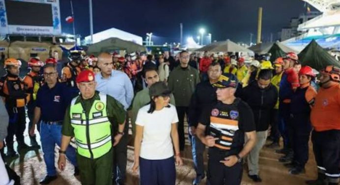 Delcy Rodríguez a las familias afectadas por los sismos: No están solos