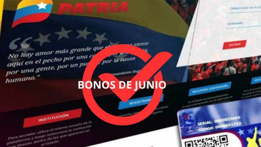 Pagos PATRIA de junio