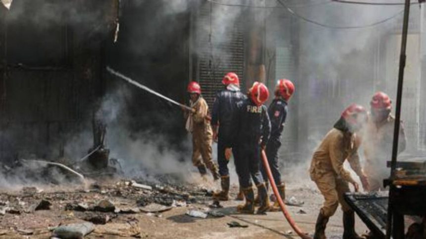 incendio en un centro educativo