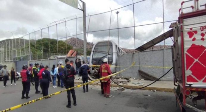 Metro de Caracas confirma el descarrilamiento de un vagón en talleres de Propatria