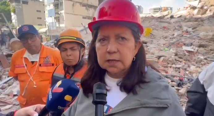 Alcaldesa de Caracas: 25 fallecidos confirmados durante labores de rescate
