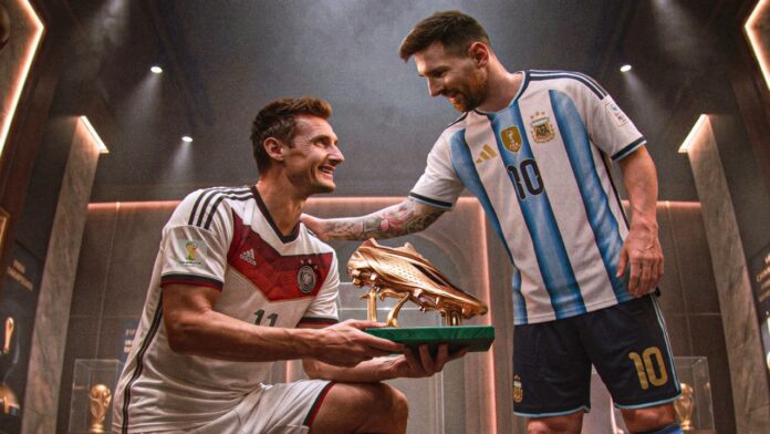 Messi es el máximo goleador de la historia de los Mundiales 2 Miroslav Klose 1 696x392 1
