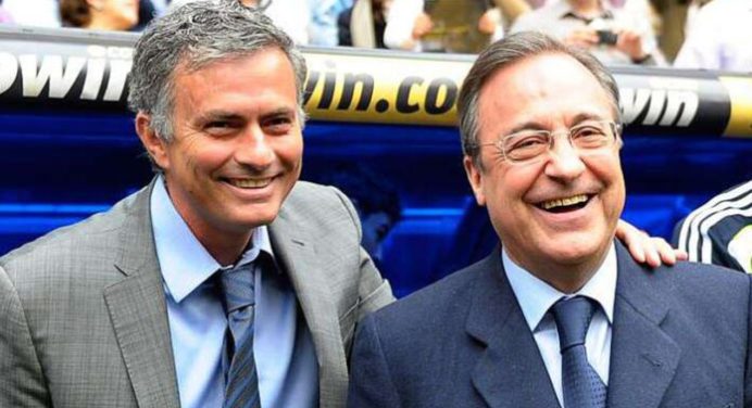 Florentino Pérez confirmó que Mourinho será entrenador del Madrid si es electo presidente