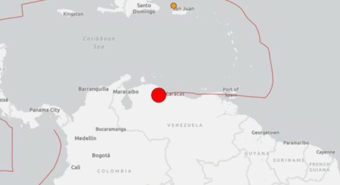 Sismo de magnitud 7,1 sacude el centro del país y se sintió en Monagas