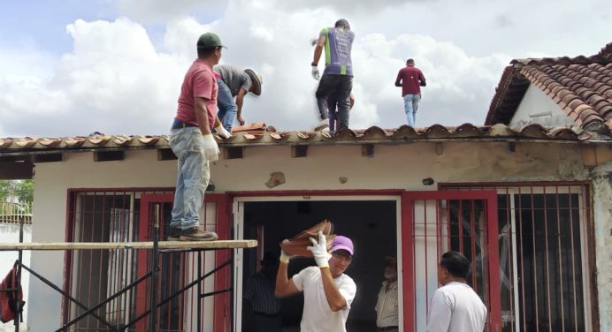 Inician trabajos de rehabilitación en la Casa de los Abuelos de Caicara