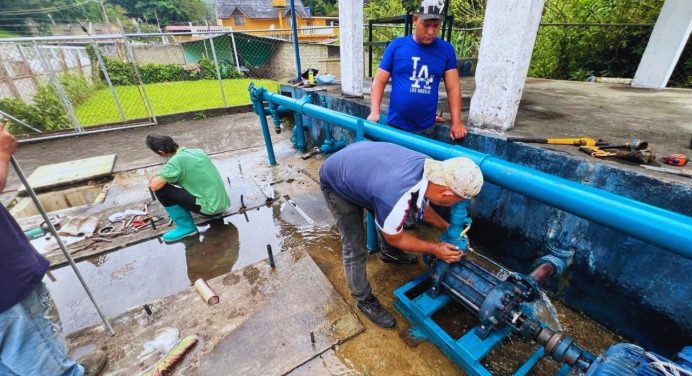 Reactivan suministro de agua potable en Acosta y Caripe