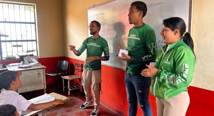 72 estudiantes de la escuela Manuel Piar recibieron charla de concienciación ambiental