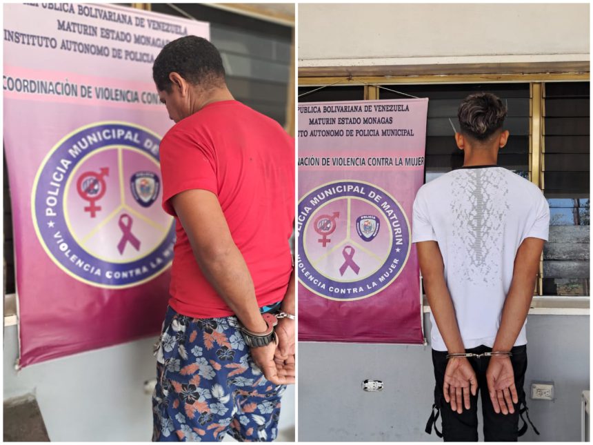 Polimaturín detuvo a dos hombres por hechos de violencia contra la mujer 1 detenidos