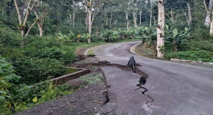 Lluvias afectan vialidad de cinco zonas agrícolas en Monagas