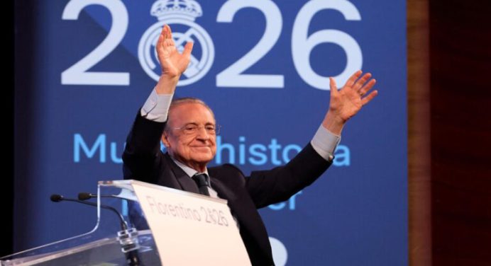 Florentino Pérez es reelegido como presidente del Real Madrid