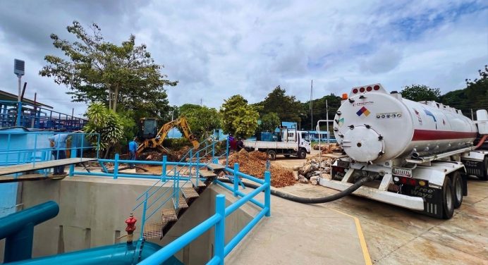 Hidroven repara tubería en planta potabilizadora Bajo Guarapiche de Maturín