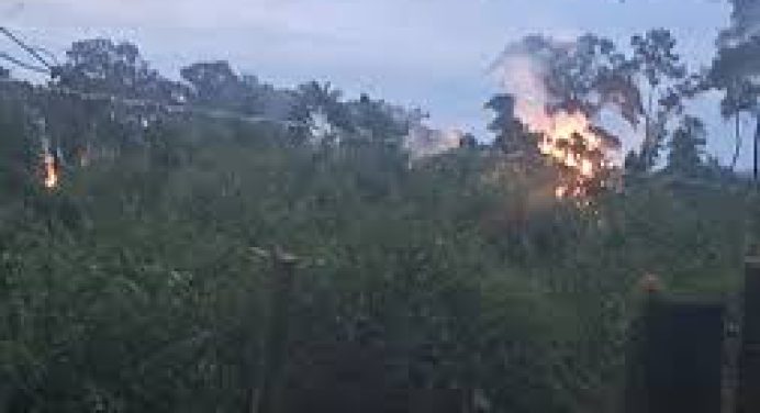 Una joven fallecida y dos heridos tras fuerte descarga eléctrica en Táchira