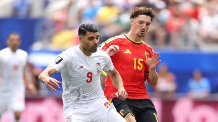 Irán aguantó los ataques de Bélgica 1 iran belgica