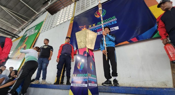 Inauguran la fase estadal de los Juegos Deportivos Nacionales Estudiantiles 2026