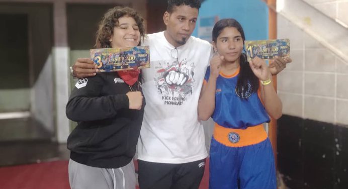 Kickboxing monaguense asegura tres boletos a los Juegos Nacionales 2026