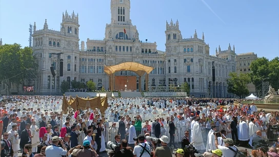 Un millón 200 mil fieles acudieron a misa del Papa León XIV en Madrid 3 misa principal1