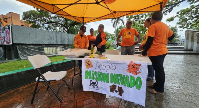 PCAD Maturín y Misión Nevado instalan centro de acopio en apoyo a canes de rescate y afectados