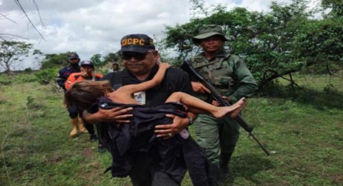 Encuentran a niño que estuvo desaparecido 72 horas en Guárico