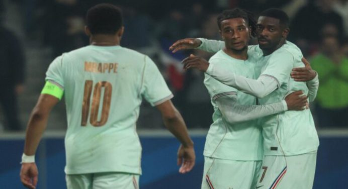 Un triplete de Olise hace soñar a Francia en la previa del Mundial