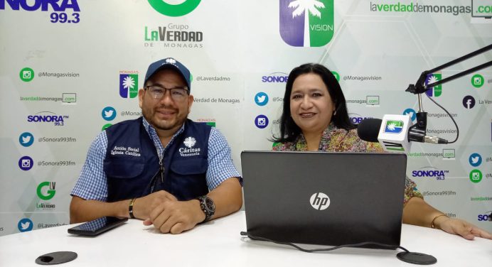 Cáritas Maturín organiza donativos en centros de acopio de la Diócesis