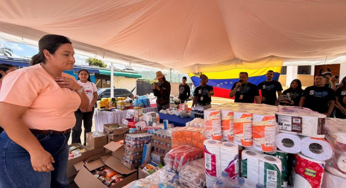 Alcaldesa de Piar activa 12 centros de acopio en apoyo a las víctimas de los terremotos