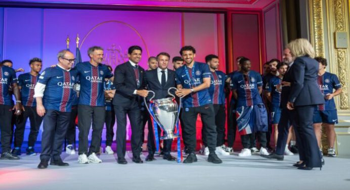 Macron está «harto de escenas de violencia inaceptables» en los festejos del PSG