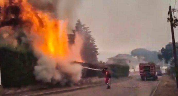 Declaran emergencia nacional en centro de España por 4 incendios activos