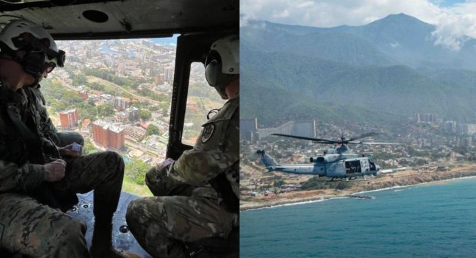 Comando Sur de EE. UU. sobrevoló zonas afectadas por terremotos en La Guaira
