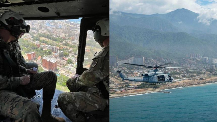 Comando Sur de EE. UU. sobrevoló zonas afectadas por terremotos en La Guaira 1 Comando sur