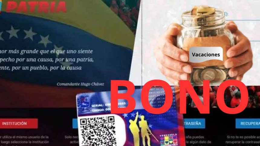 Bono especial Vacaciones en Patria