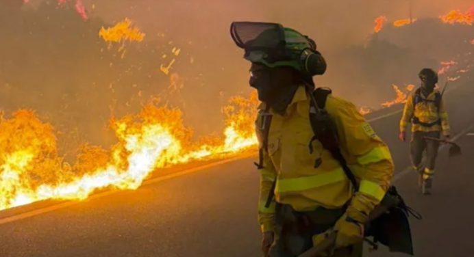 Voraz incendio forestal en el sur de España dejó unas 12 personas fallecidas