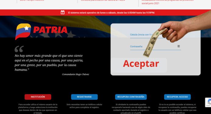 ¡Pendientes! Hoy se activan en PATRIA un par de bonos: Aquí sus montos