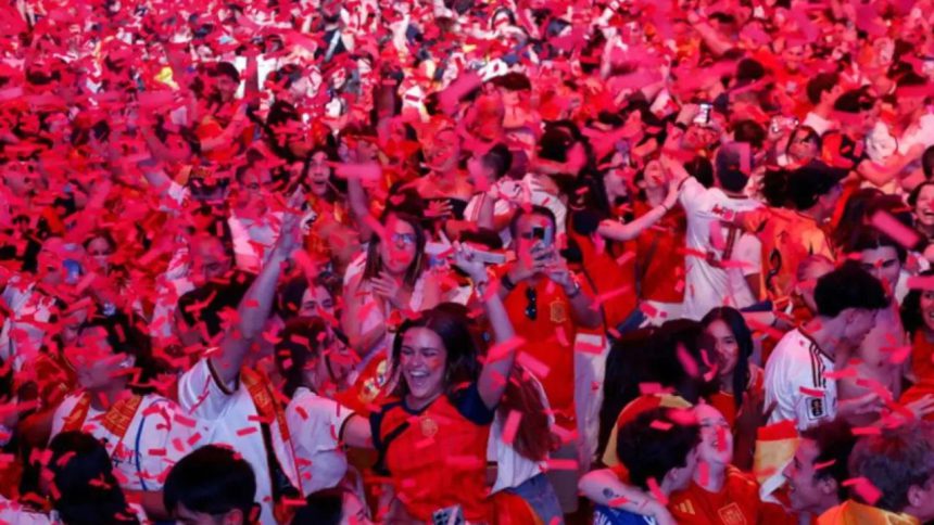Madrid se viste de rojo para recibir a los campeones de la selección española 1 selección española