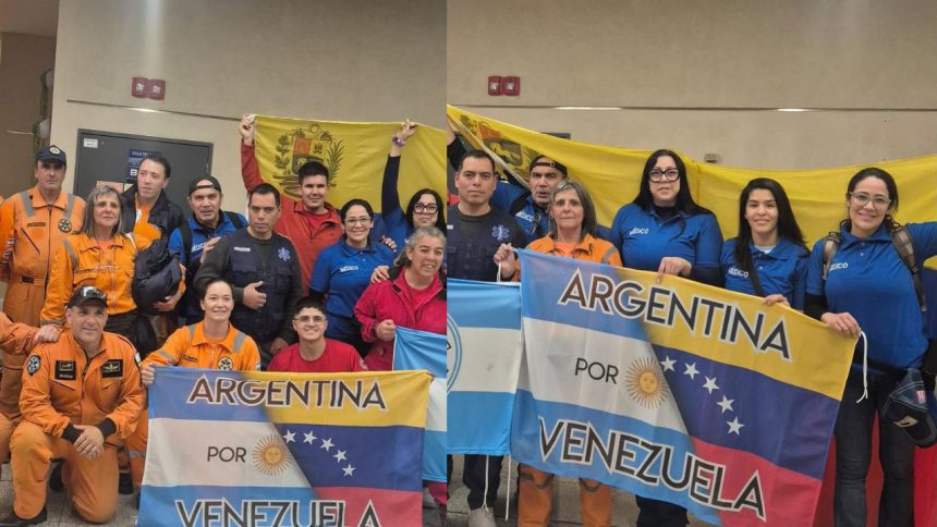 Argentina envía más ayuda médica a víctimas de terremotos en Venezuela 1 Argentina